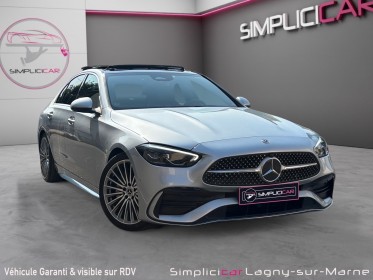 Mercedes classe c 220 d 9g-tronic amg line - toit panoramique ouvrant - sièges chauffant - attelage electronique occasion...