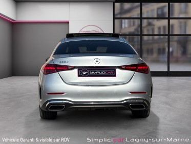 Mercedes classe c 220 d 9g-tronic amg line - toit panoramique ouvrant - sièges chauffant - attelage electronique occasion...