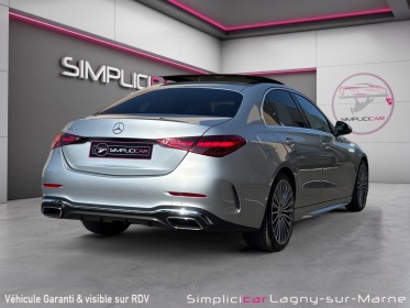 Mercedes classe c 220 d 9g-tronic amg line - toit panoramique ouvrant - sièges chauffant - attelage electronique occasion...