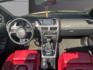 Audi a5 cabriolet v6 3.0 tdi 204 avus multitronic 8 a - intérieur rouge - sièges electrique à mémoire occasion...