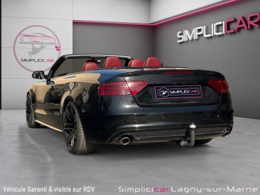 Audi a5 cabriolet v6 3.0 tdi 204 avus multitronic 8 a - intérieur rouge - sièges electrique à mémoire occasion...