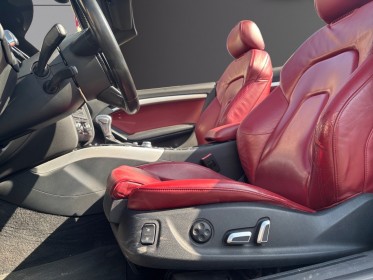 Audi a5 cabriolet v6 3.0 tdi 204 avus multitronic 8 a - intérieur rouge - sièges electrique à mémoire occasion...