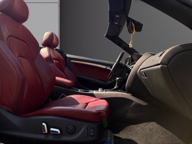 Audi a5 cabriolet v6 3.0 tdi 204 avus multitronic 8 a - intérieur rouge - sièges electrique à mémoire occasion...