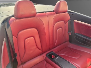 Audi a5 cabriolet v6 3.0 tdi 204 avus multitronic 8 a - intérieur rouge - sièges electrique à mémoire occasion...