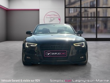 Audi a5 cabriolet v6 3.0 tdi 204 avus multitronic 8 a - intérieur rouge - sièges electrique à mémoire occasion...