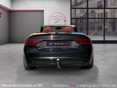 Audi a5 cabriolet v6 3.0 tdi 204 avus multitronic 8 a - intérieur rouge - sièges electrique à mémoire occasion...