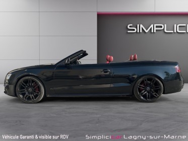 Audi a5 cabriolet v6 3.0 tdi 204 avus multitronic 8 a - intérieur rouge - sièges electrique à mémoire occasion...