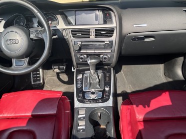 Audi a5 cabriolet v6 3.0 tdi 204 avus multitronic 8 a - intérieur rouge - sièges electrique à mémoire occasion...