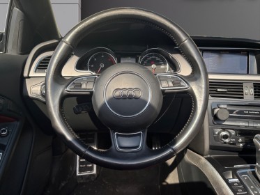 Audi a5 cabriolet v6 3.0 tdi 204 avus multitronic 8 a - intérieur rouge - sièges electrique à mémoire occasion...