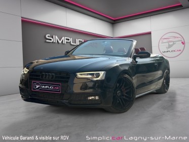 Audi a5 cabriolet v6 3.0 tdi 204 avus multitronic 8 a - intérieur rouge - sièges electrique à mémoire occasion...