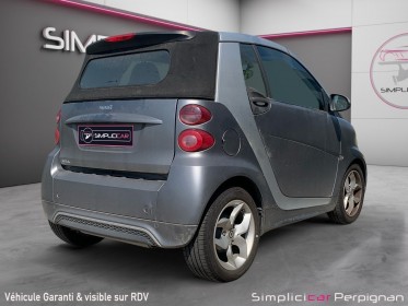 Smart fortwo cabrio smart  1.0 84ch passion softouch / edition city bean / cuir intérieur / entretien smart / garantie 12...
