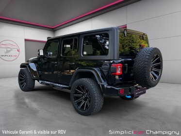 Jeep wrangler unlimited 4xe 2.0 l t 380 ch phev 4x4 bva8 rubicon occasion champigny-sur-marne (94) simplicicar simplicibike...