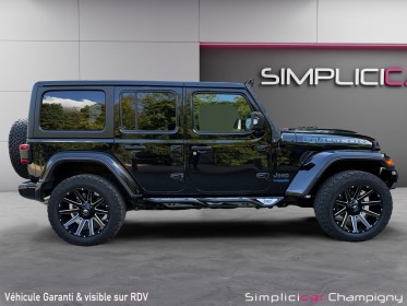 Jeep wrangler unlimited 4xe 2.0 l t 380 ch phev 4x4 bva8 rubicon occasion champigny-sur-marne (94) simplicicar simplicibike...