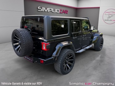 Jeep wrangler unlimited 4xe 2.0 l t 380 ch phev 4x4 bva8 rubicon occasion champigny-sur-marne (94) simplicicar simplicibike...