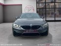 Bmw m4 coupe f82 450 ch pack competition intérieur cuir blanc et noir / car play / supp. silencieux / suivi entretien /......