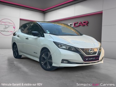 Nissan leaf 2019 electrique 40kwh tekna occasion cannes (06) simplicicar simplicibike france