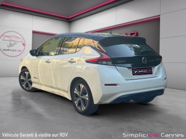 Nissan leaf 2019 electrique 40kwh tekna occasion cannes (06) simplicicar simplicibike france