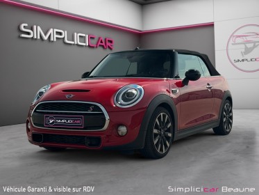 Mini cabriolet f57 lci cooper s 192 ch bva7 edition heddon street occasion simplicicar beaune simplicicar simplicibike france