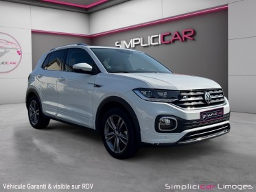 Volkswagen t-cross 1.0 tsi 115 start/stop bvm6 r-line garantie 12 mois occasion simplicicar limoges  simplicicar simplicibike...