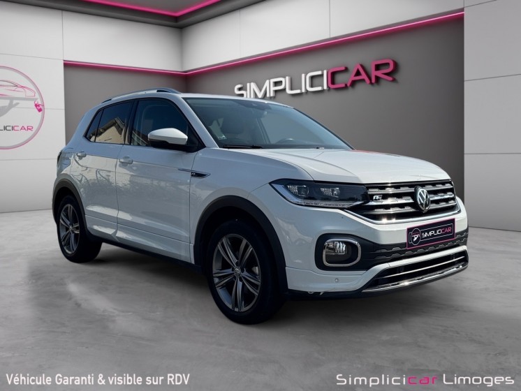 Volkswagen t-cross 1.0 tsi 115 start/stop bvm6 r-line garantie 12 mois occasion simplicicar limoges  simplicicar simplicibike...