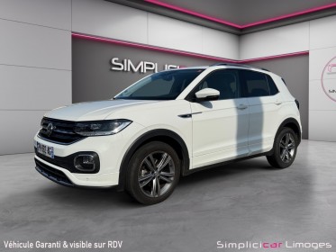 Volkswagen t-cross 1.0 tsi 115 start/stop bvm6 r-line garantie 12 mois occasion simplicicar limoges  simplicicar simplicibike...