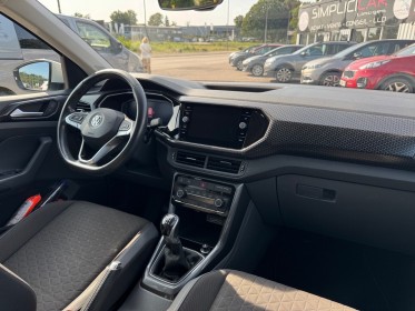Volkswagen t-cross 1.0 tsi 115 start/stop bvm6 r-line garantie 12 mois occasion simplicicar limoges  simplicicar simplicibike...