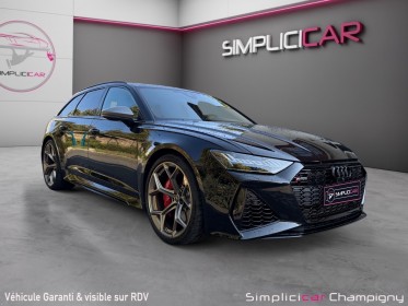 Audi rs6 avant v8 4.0 tfsi 630 tiptronic 8 quattro performance occasion champigny-sur-marne (94) simplicicar simplicibike...