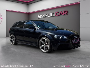 Audi rs3 sportback 2.5 tfsi 20v quattro s-tronic 340 cv occasion paris 17ème (75)(porte maillot) simplicicar simplicibike...