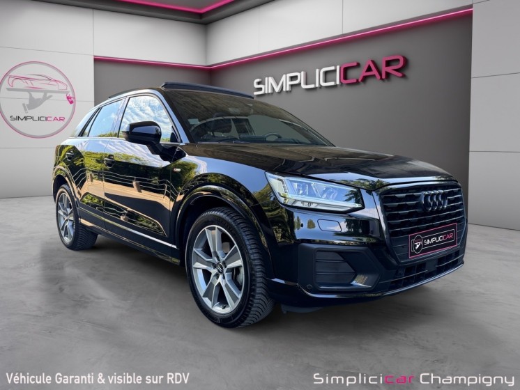 Audi q2 q2 35 tfsi cod 150 s tronic 7 s line - toit ouvrant - virtual cockpit - caméra de recul - carplay occasion...