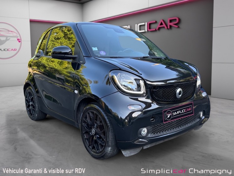 Smart fortwo coupe 90 ch prime - boite auto - toit panoramique - caméra de recul - sièges chauffants occasion...