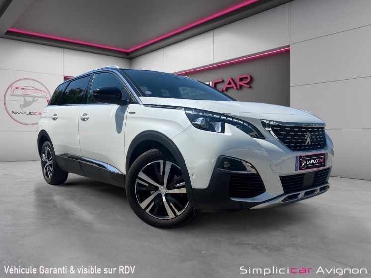 Peugeot 5008 puretech 180ch ss eat8 gt line 7 places occasion avignon (84) simplicicar simplicibike france
