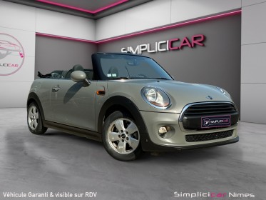 Mini one cabriolet 1.2 102cv - radar ar - climatisation - bluetooth - garantie 12 mois occasion simplicicar nimes - rb auto...