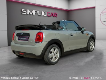 Mini one cabriolet 1.2 102cv - radar ar - climatisation - bluetooth - garantie 12 mois occasion simplicicar nimes - rb auto...