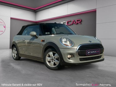 Mini one cabriolet 1.2 102cv - radar ar - climatisation - bluetooth - garantie 12 mois occasion simplicicar nimes - rb auto...