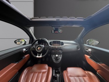 Fiat 500 abarth 595 turismo 1.4 16v t jet - garantie 12mois - echappement monza - toit ouvrant - sono beats - sellerie...