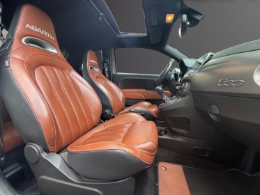 Fiat 500 abarth 595 turismo 1.4 16v t jet - garantie 12mois - echappement monza - toit ouvrant - sono beats - sellerie...