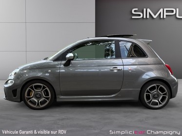 Fiat 500 abarth 595 turismo 1.4 16v t jet - garantie 12mois - echappement monza - toit ouvrant - sono beats - sellerie...