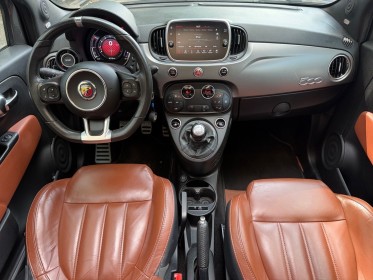 Fiat 500 abarth 595 turismo 1.4 16v t jet - garantie 12mois - echappement monza - toit ouvrant - sono beats - sellerie...