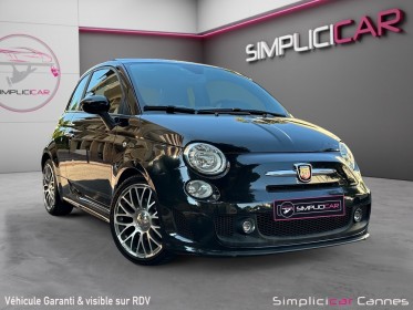 Abarth 595 1.4 turbo 16v t-jet 140 ch full entretien abarth / véhicule garantie / toit ouvrant occasion cannes (06)...
