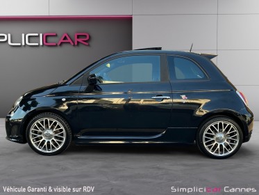 Abarth 595 1.4 turbo 16v t-jet 140 ch full entretien abarth / véhicule garantie / toit ouvrant occasion cannes (06)...