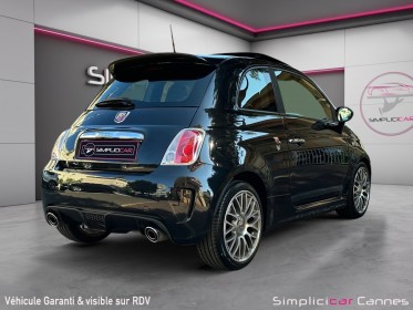 Abarth 595 1.4 turbo 16v t-jet 140 ch full entretien abarth / véhicule garantie / toit ouvrant occasion cannes (06)...