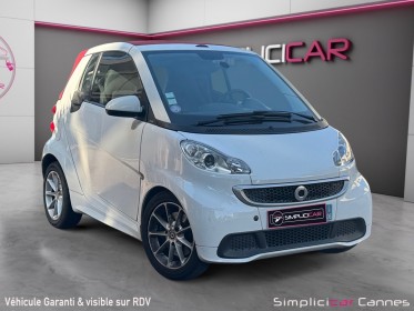 Smart fortwo cabrio smart  1.0 84ch passion softouch occasion cannes (06) simplicicar simplicibike france