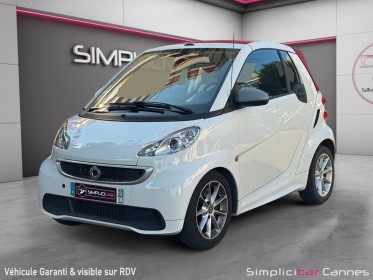 Smart fortwo cabrio smart  1.0 84ch passion softouch occasion cannes (06) simplicicar simplicibike france