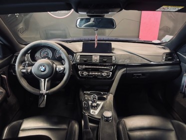 Bmw m4 coupe cs 460 m dkg7,frozen dark bleu,ceramique,carbon forgé garantie 12 mois occasion simplicicar colmar simplicicar...