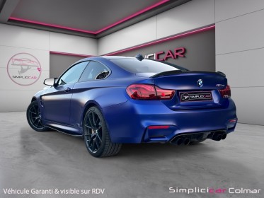 Bmw m4 coupe cs 460 m dkg7,frozen dark bleu,ceramique,carbon forgé garantie 12 mois occasion simplicicar colmar simplicicar...
