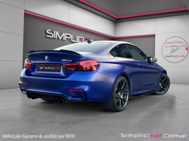 Bmw m4 coupe cs 460 m dkg7,frozen dark bleu,ceramique,carbon forgé garantie 12 mois occasion simplicicar colmar simplicicar...