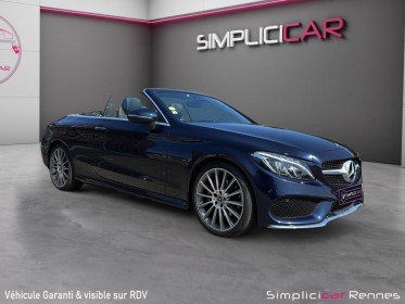 Mercedes classe c cabriolet amg line 220d 9g-tronic - camera de recul - siege et nuque chauffante occasion simplicicar rennes...
