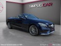 Mercedes classe c cabriolet amg line 220d 9g-tronic - camera de recul - siege et nuque chauffante occasion simplicicar rennes...