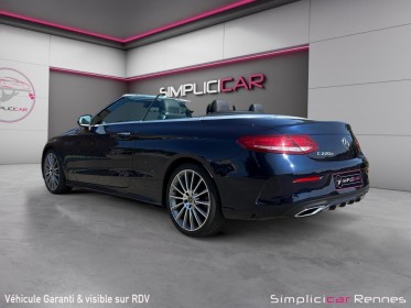 Mercedes classe c cabriolet amg line 220d 9g-tronic - camera de recul - siege et nuque chauffante occasion simplicicar rennes...