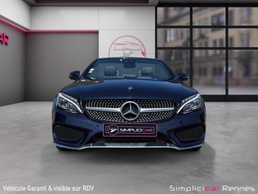 Mercedes classe c cabriolet amg line 220d 9g-tronic - camera de recul - siege et nuque chauffante occasion simplicicar rennes...